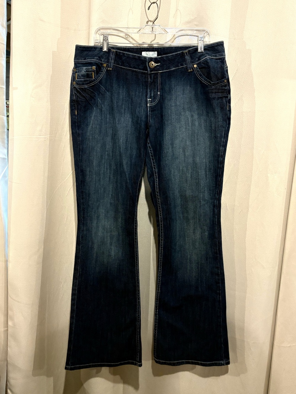 Maurices Dark Blue Flare Jeans